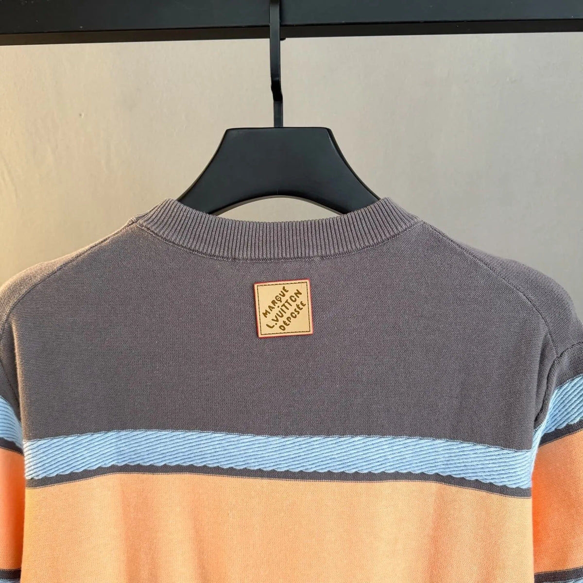 Crew Neck Striped T‑Shirt