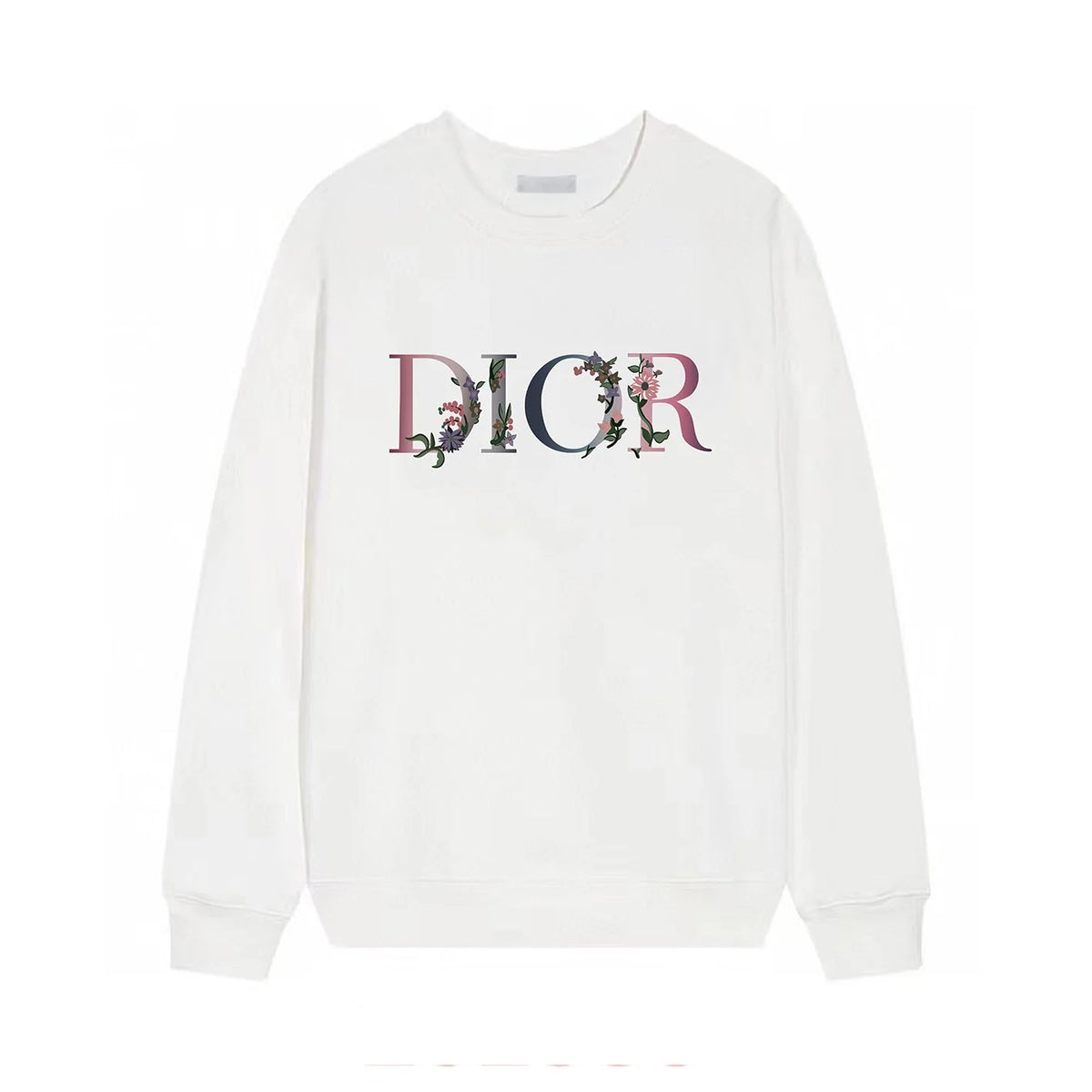 Flower Print Sweatshirt