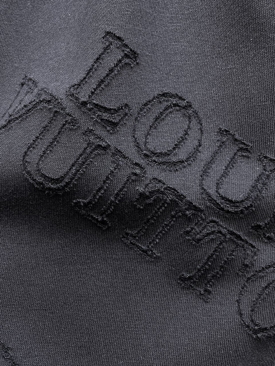Embossed Pattern Drawstring Sweat Shorts