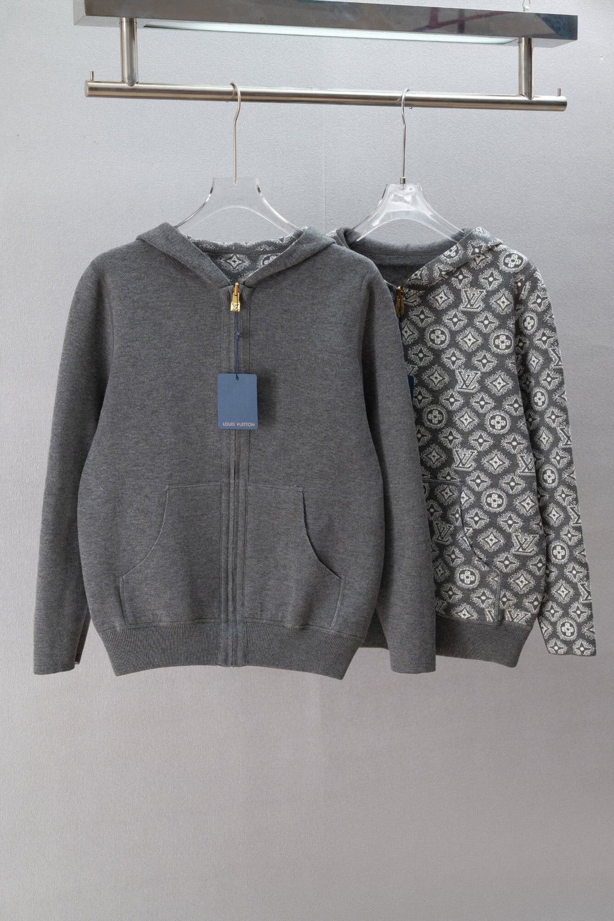 Reversible Cashmere Knit Jacket