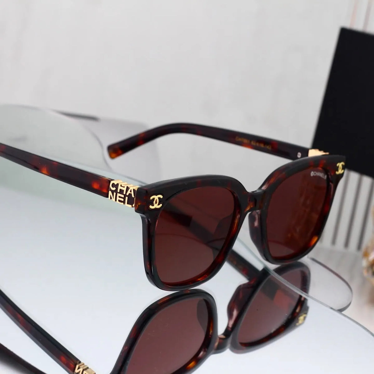Logo Literary Square Sunglasses