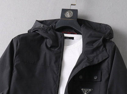 Pocket Utility Hooded Jacket