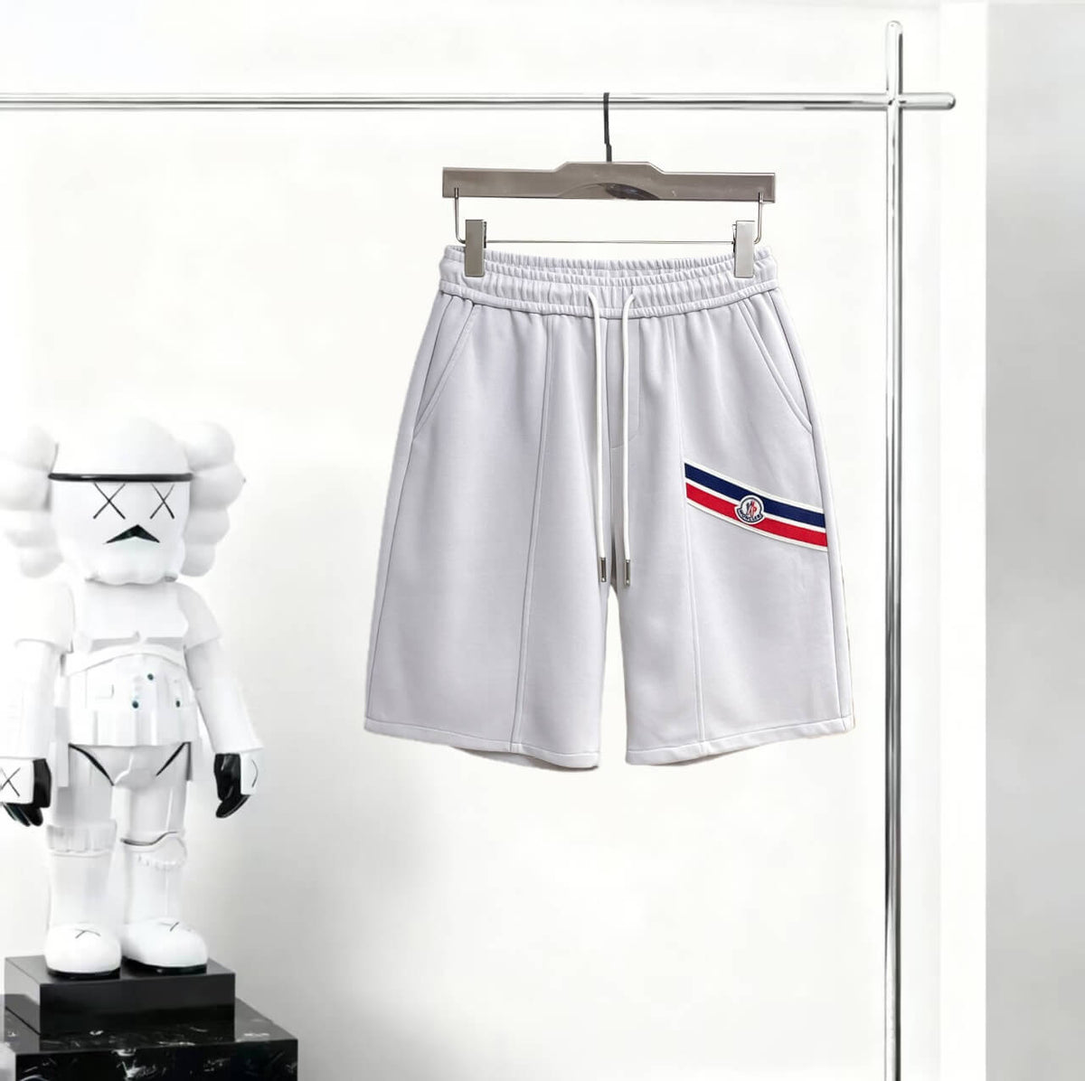 Color‑Block Terry Casual Short