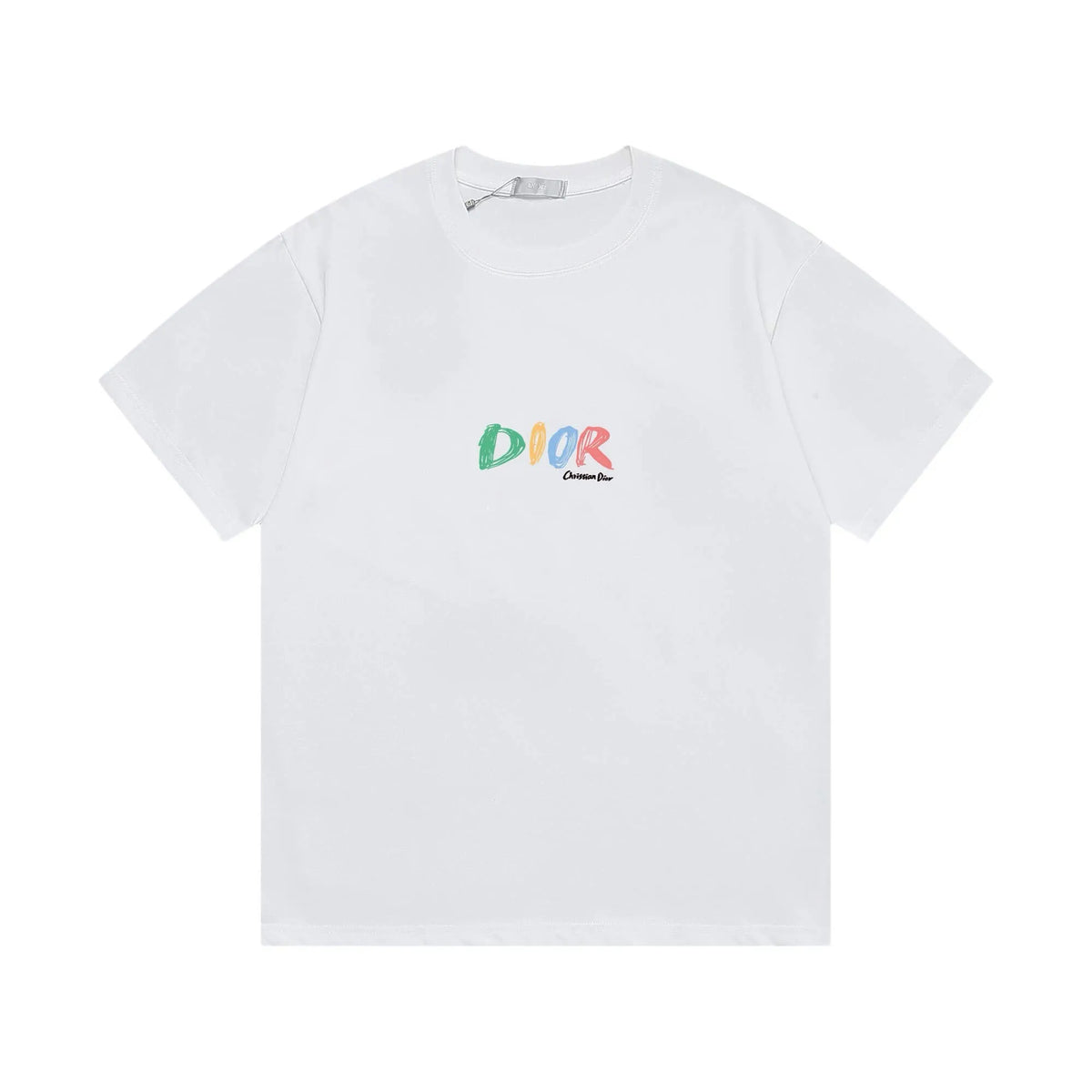 Colorful Graffiti Letter Print T-Shirt