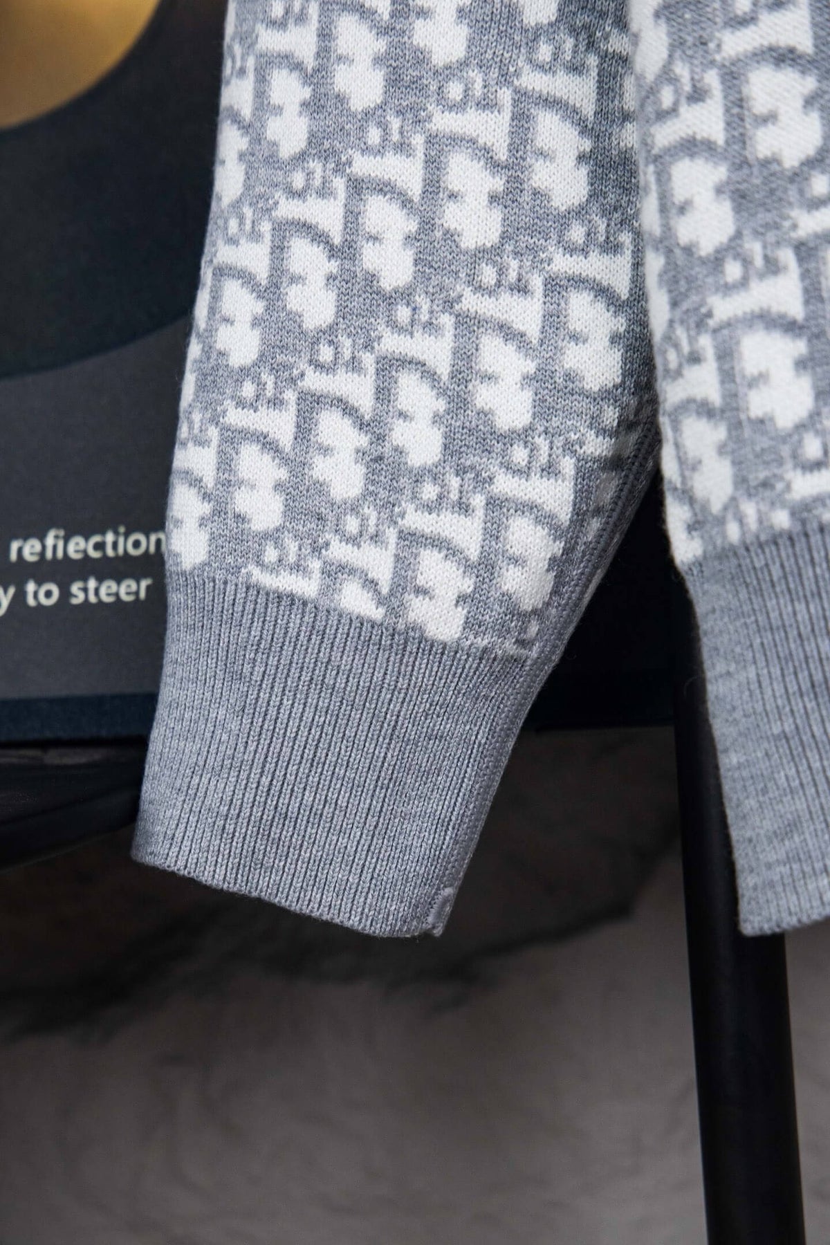 New All‑Over Jacquard Reversible Jacket
