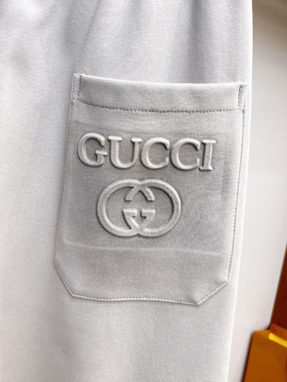 Side Embossed Logo Drawstring‑Hem Pants