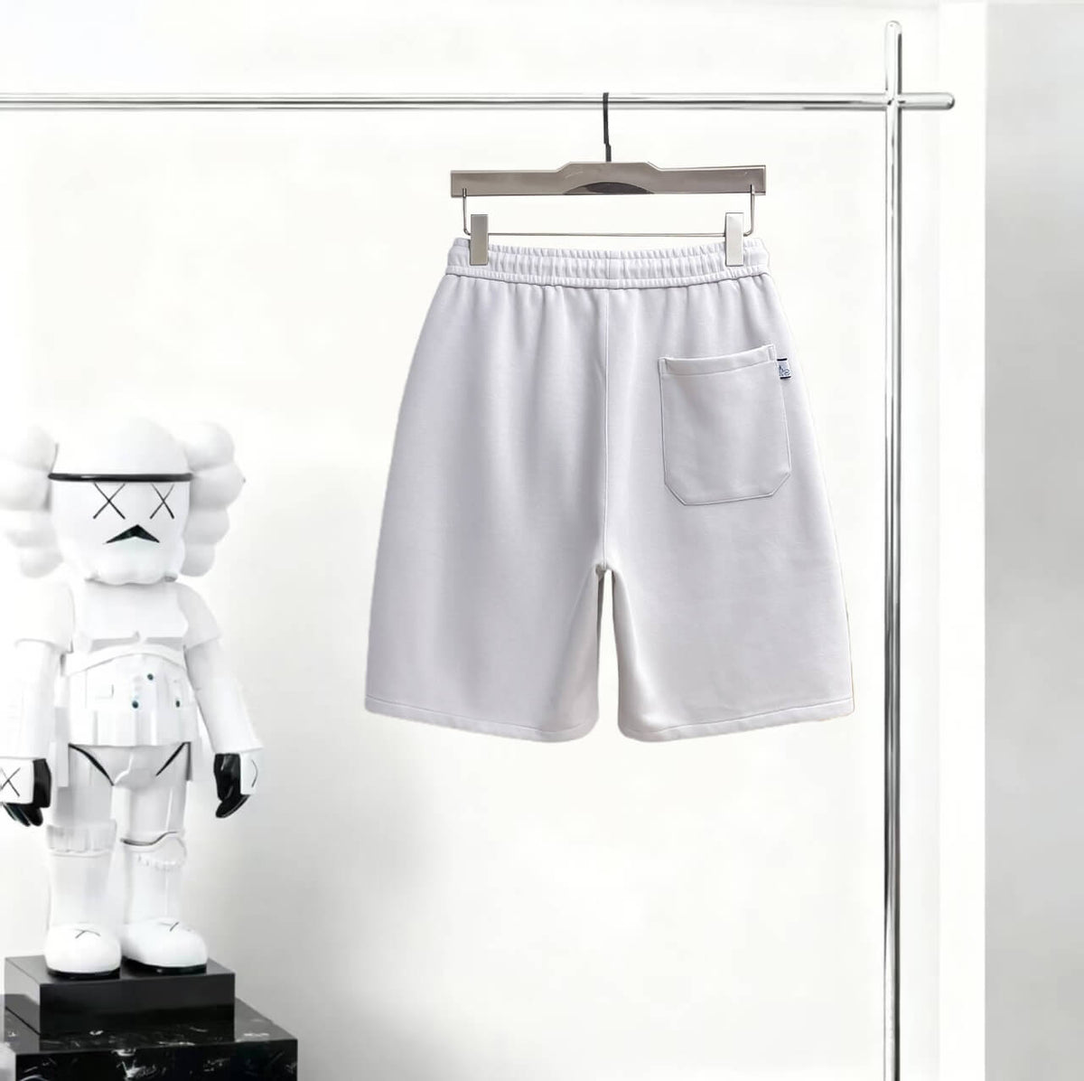 Color‑Block Terry Casual Short