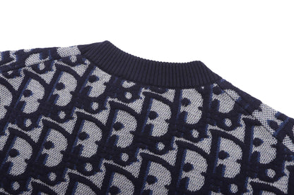 All-Over Jacquard Sweatshirt