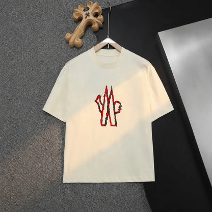 Streetwear Abstract Logo Casual T‑shirt