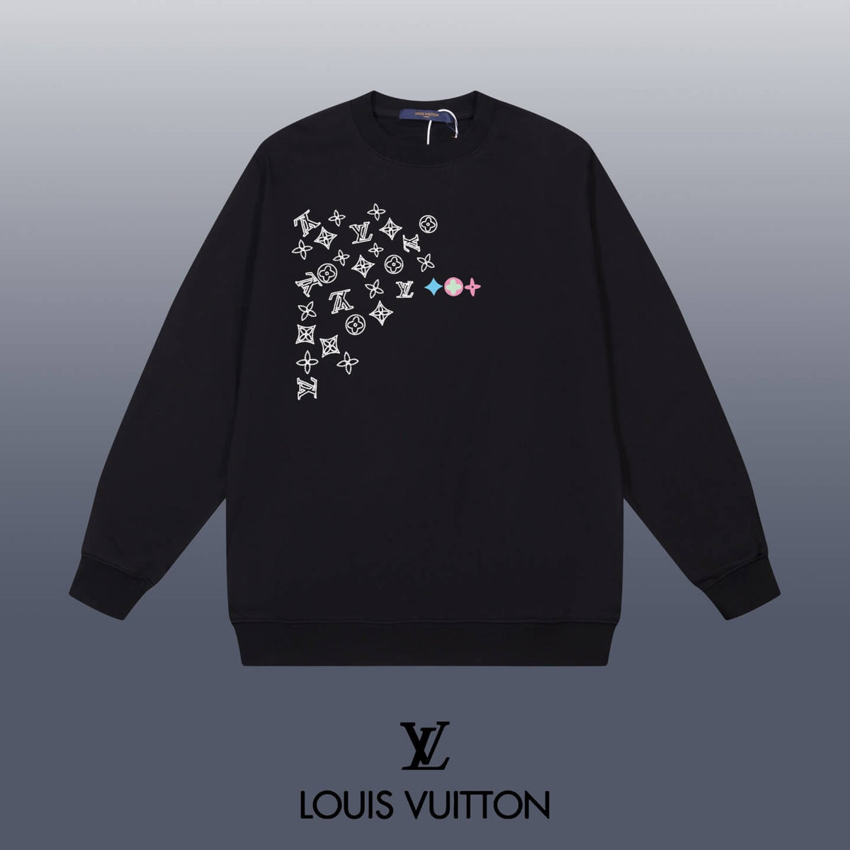 Classic Jacquard Print Sweatshirt