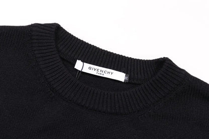 Minimal Square Logo Knit Sweater