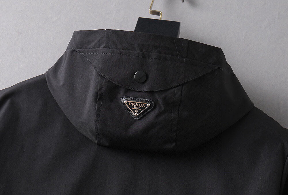 Contrast Pocket Hooded Jacket
