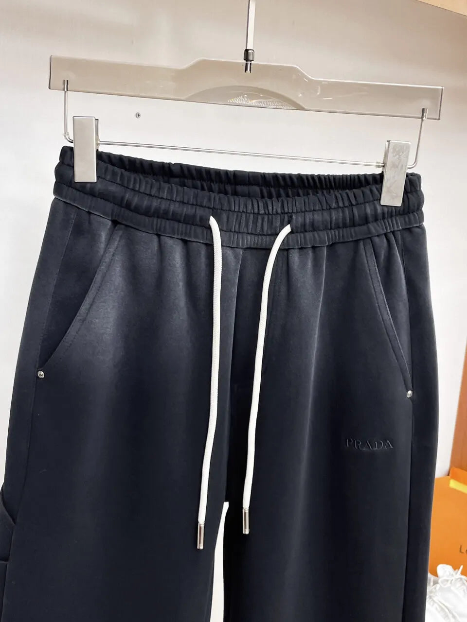 Side Cargo Pocket Embossed Logo Pants