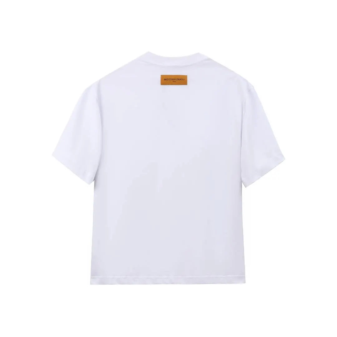 Blue Clover Sound Wave Print T-Shirt