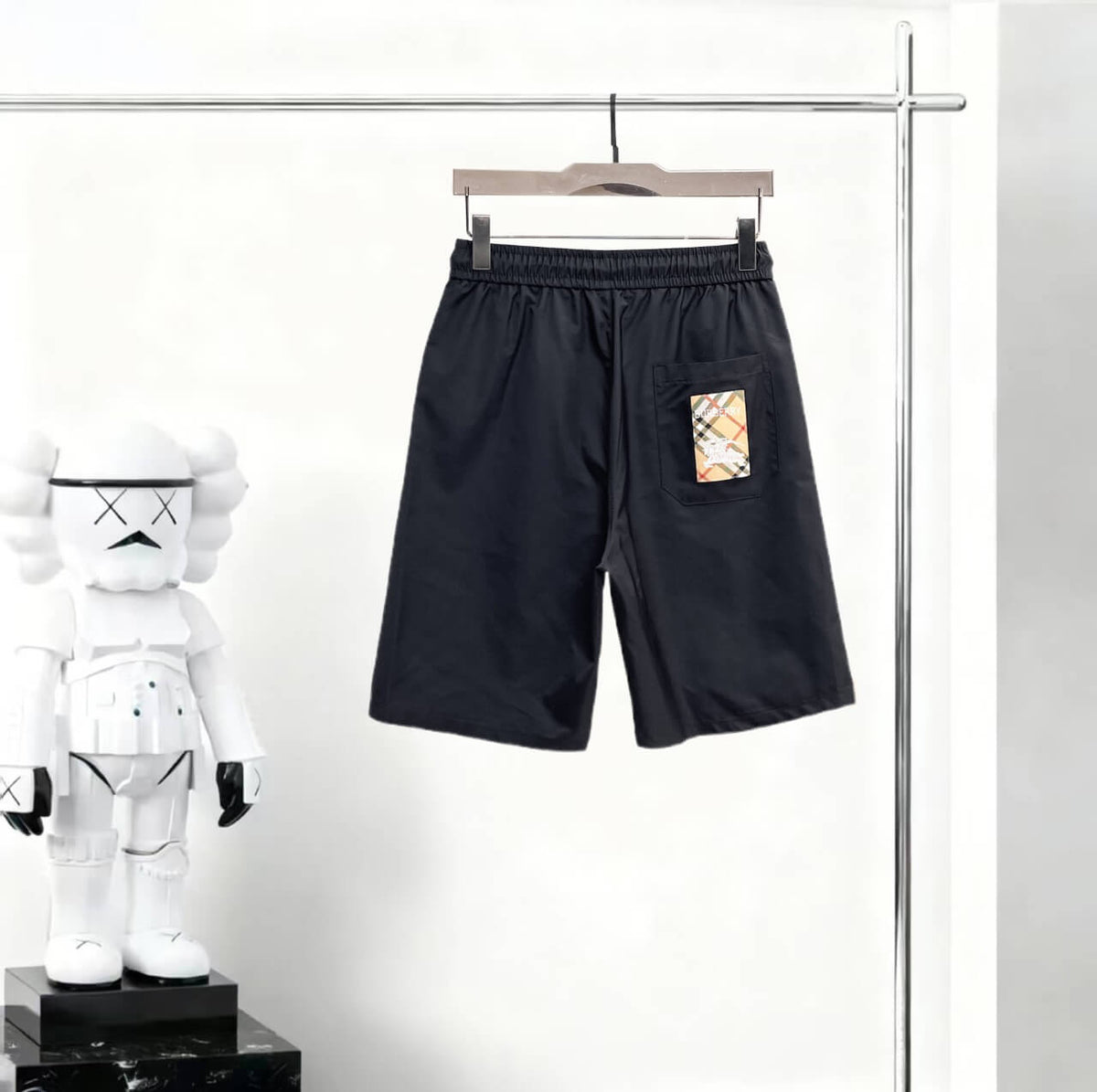 Embroidered Drawstring Short