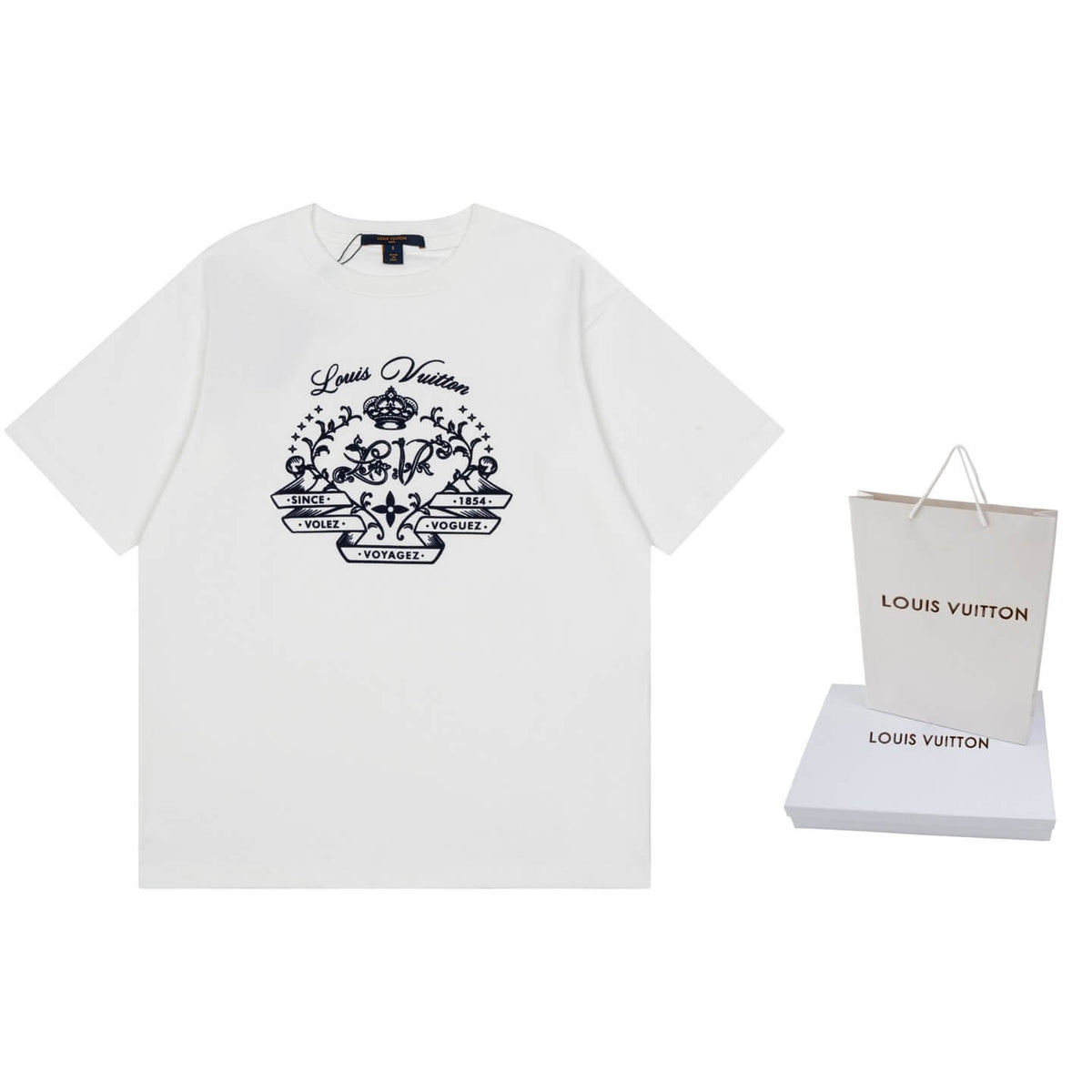 Crown Flock Print T-Shirt