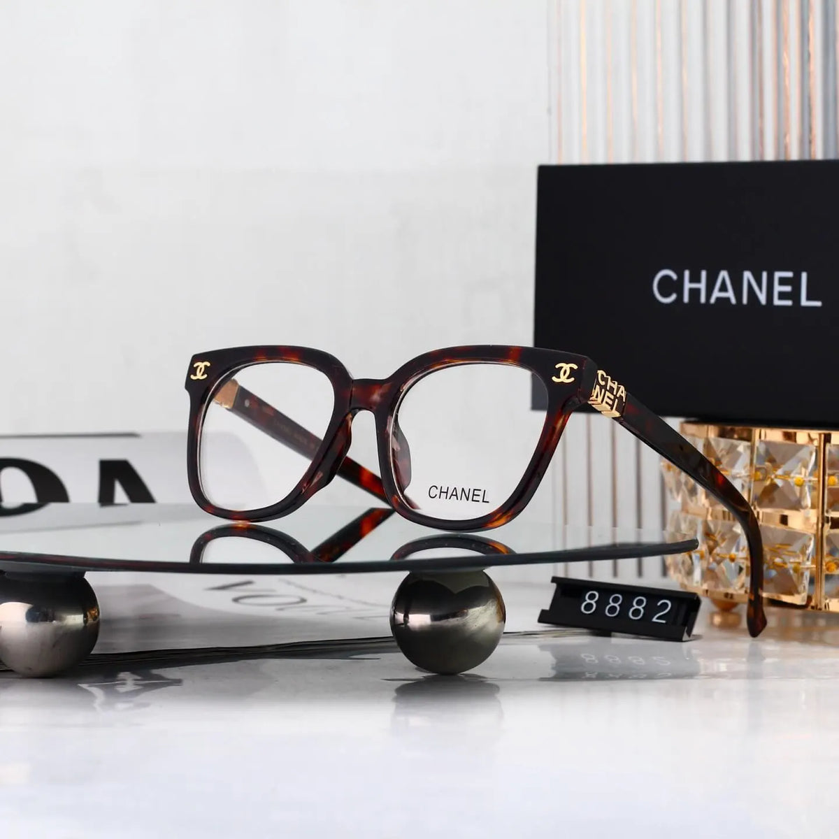 Logo Literary Square Sunglasses