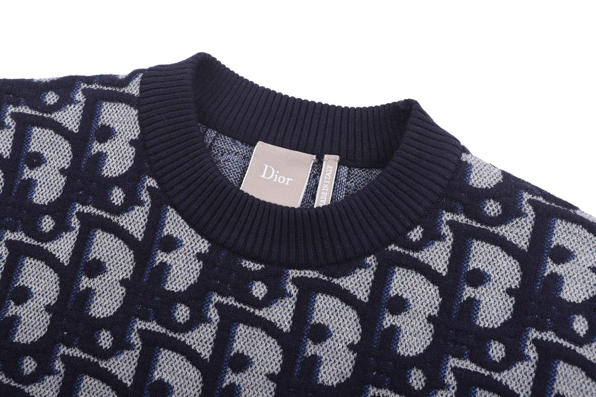 All-Over Jacquard Sweatshirt