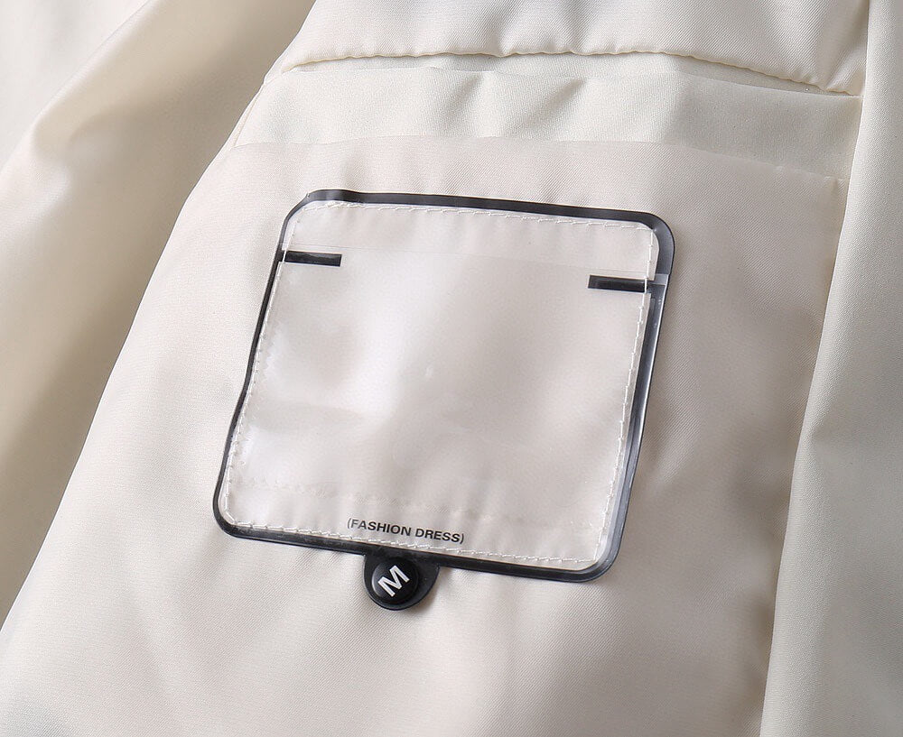 Contrast Panel Sporty Hooded Jacket