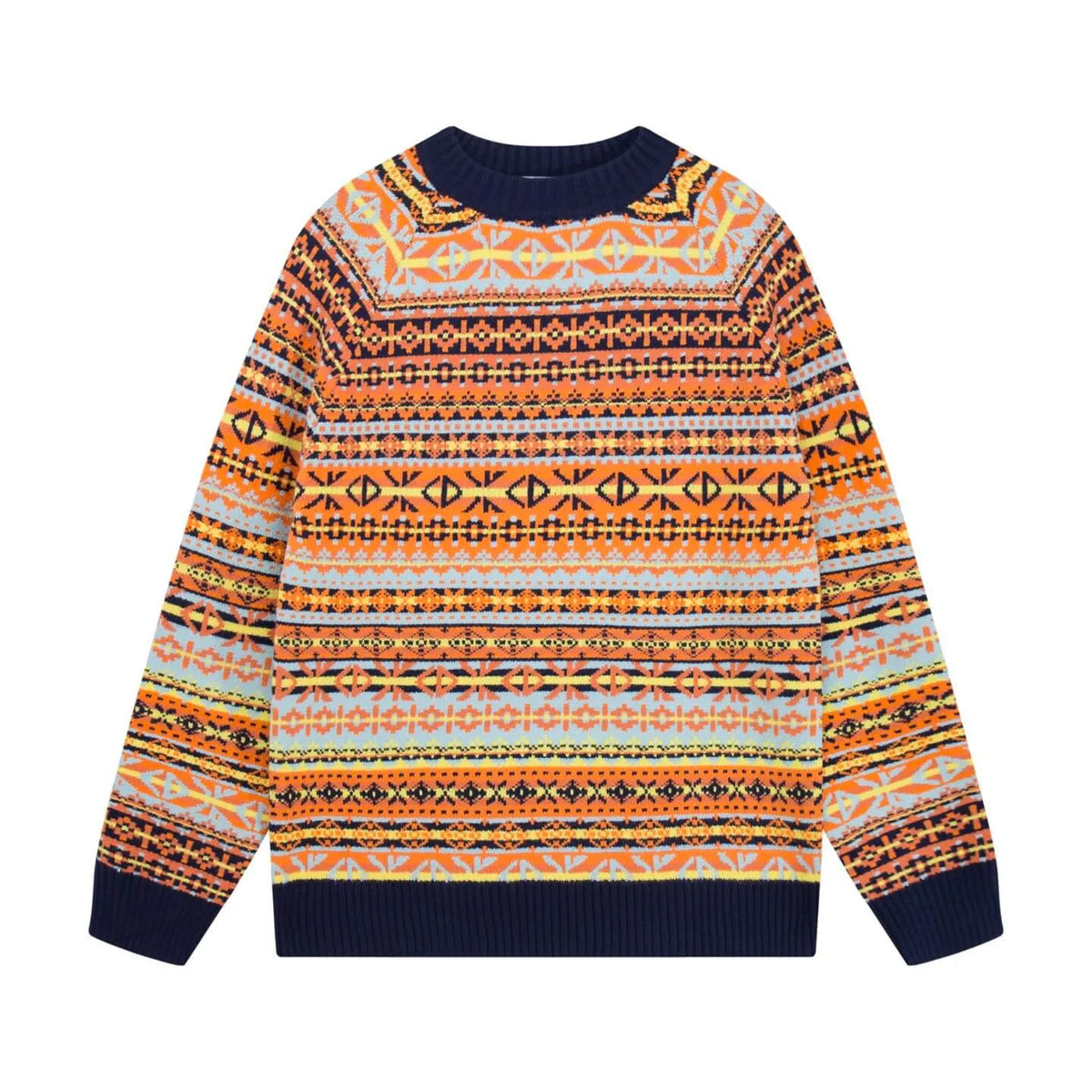 Retro Geo Jacquard Knit