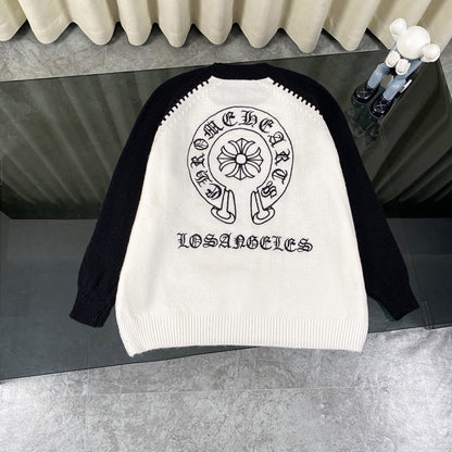 Sanskrit Cross Embroidered Sweatshirt