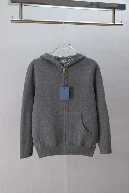 Reversible Cashmere Knit Jacket