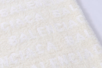 Repeating Logo Fuzzy Sweater