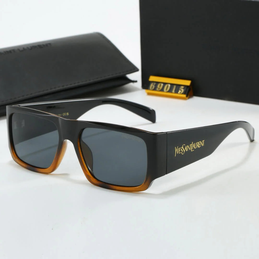 Gold Side Letter Sunglasses