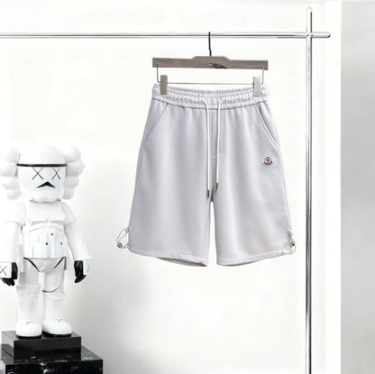 Drawstring Toggle‑Hem Sweat Shorts