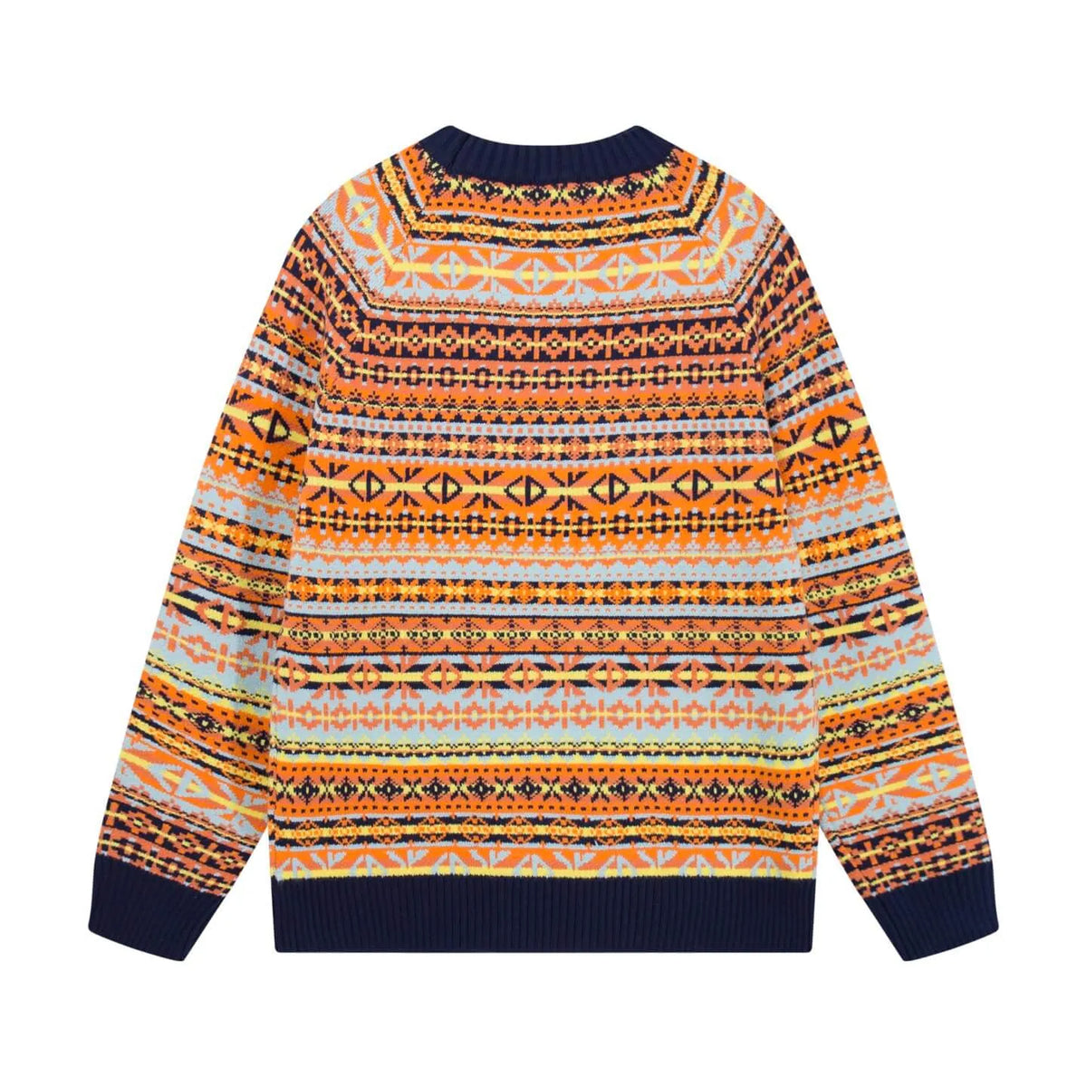 Retro Geo Jacquard Knit