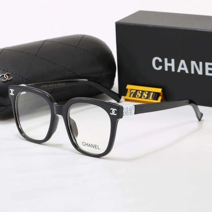 Double C Logo Square Round sunglasses