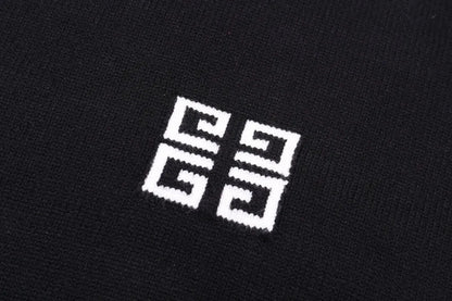 Minimal Square Logo Knit Sweater