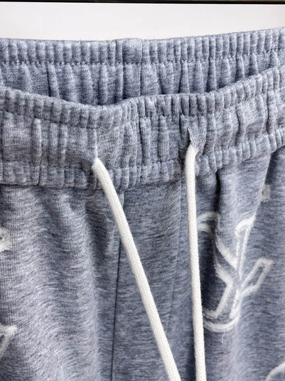 Full‑Pattern Embroidery Casual Short