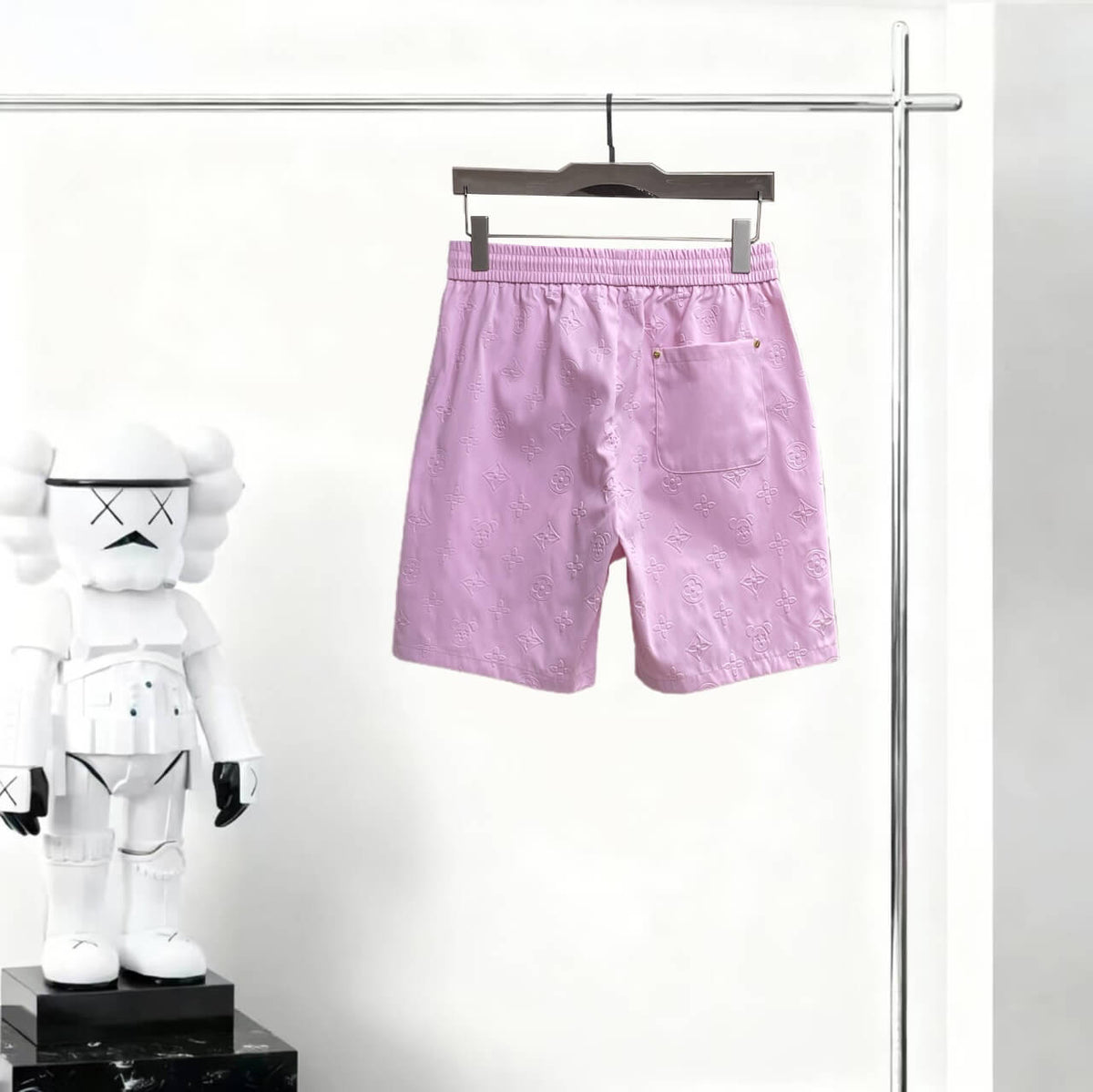 Metal‑Tip Detail Casual Five‑Point Short