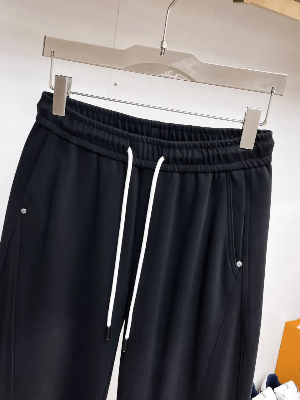 Side Circular Logo Embroidery Pants