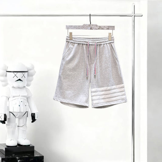 Stripe Detail Drawstring Shorts