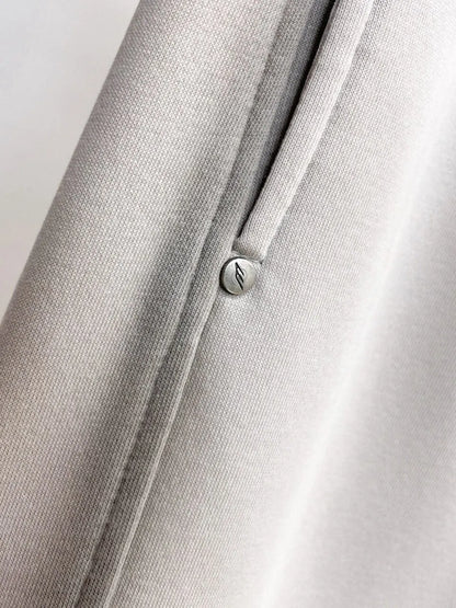 Chest Small Logo Seam‑Spliced Pants