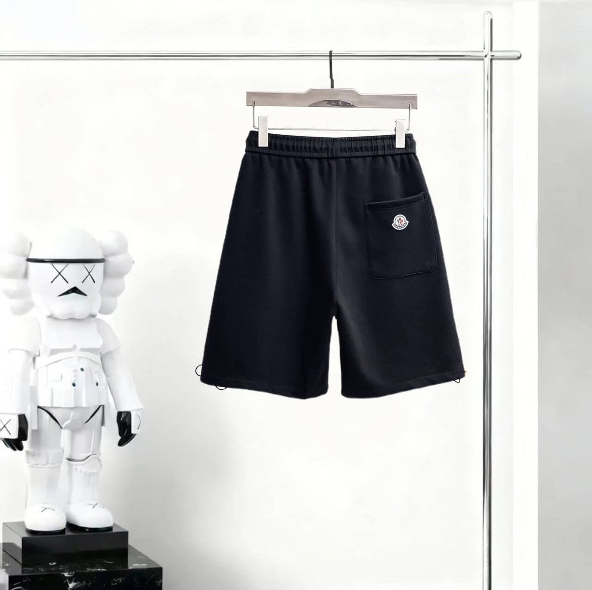Drawstring Toggle‑Hem Sweat Shorts