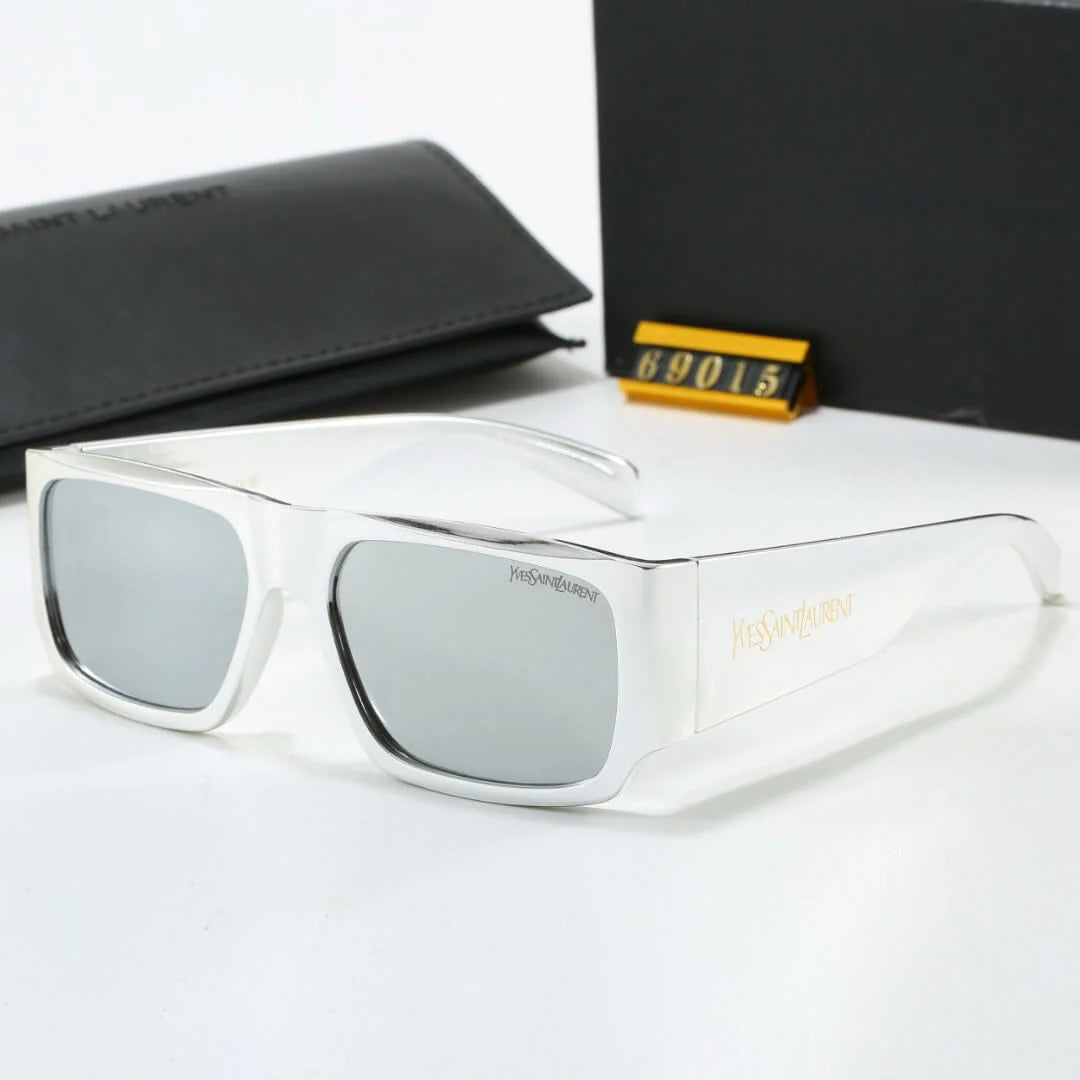 Gold Side Letter Sunglasses