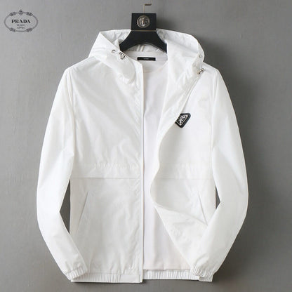 Triangle Lightweight Casual Hooded Jacket