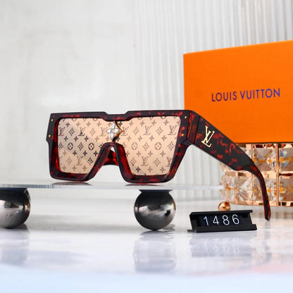 Fashion Rhinestone Decor Square Sunglasses