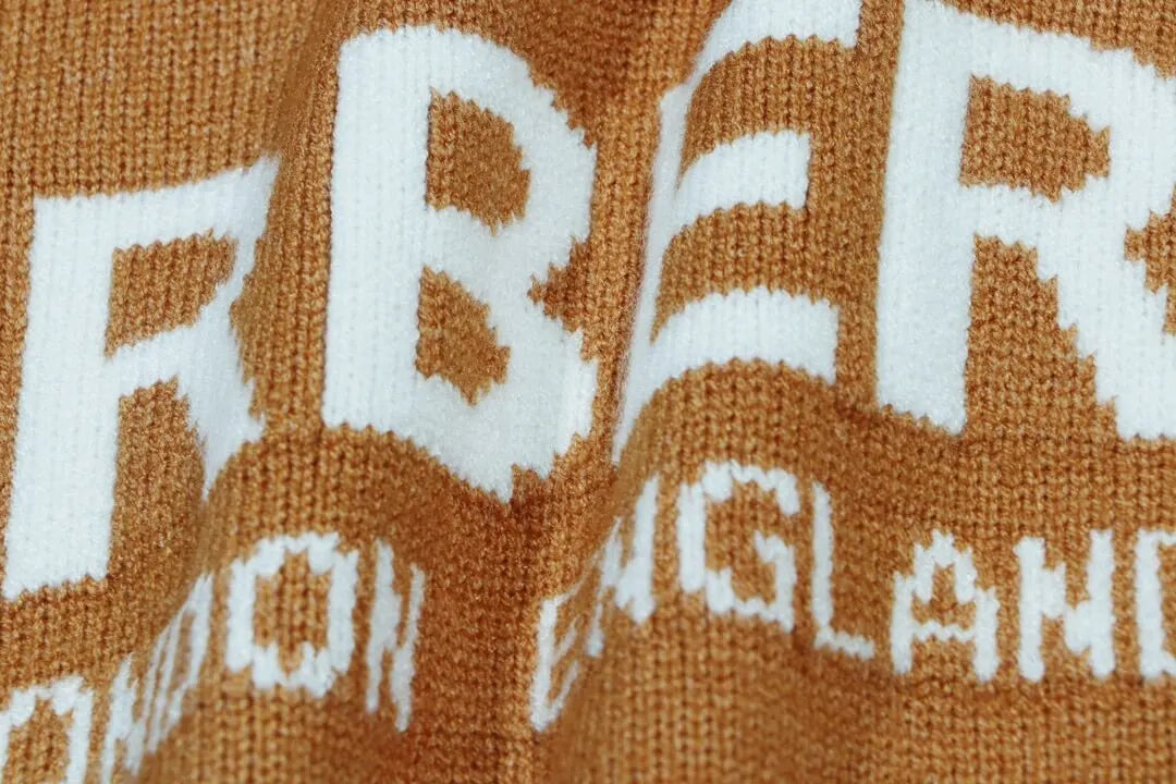 Front Letter Logo Black Sweater