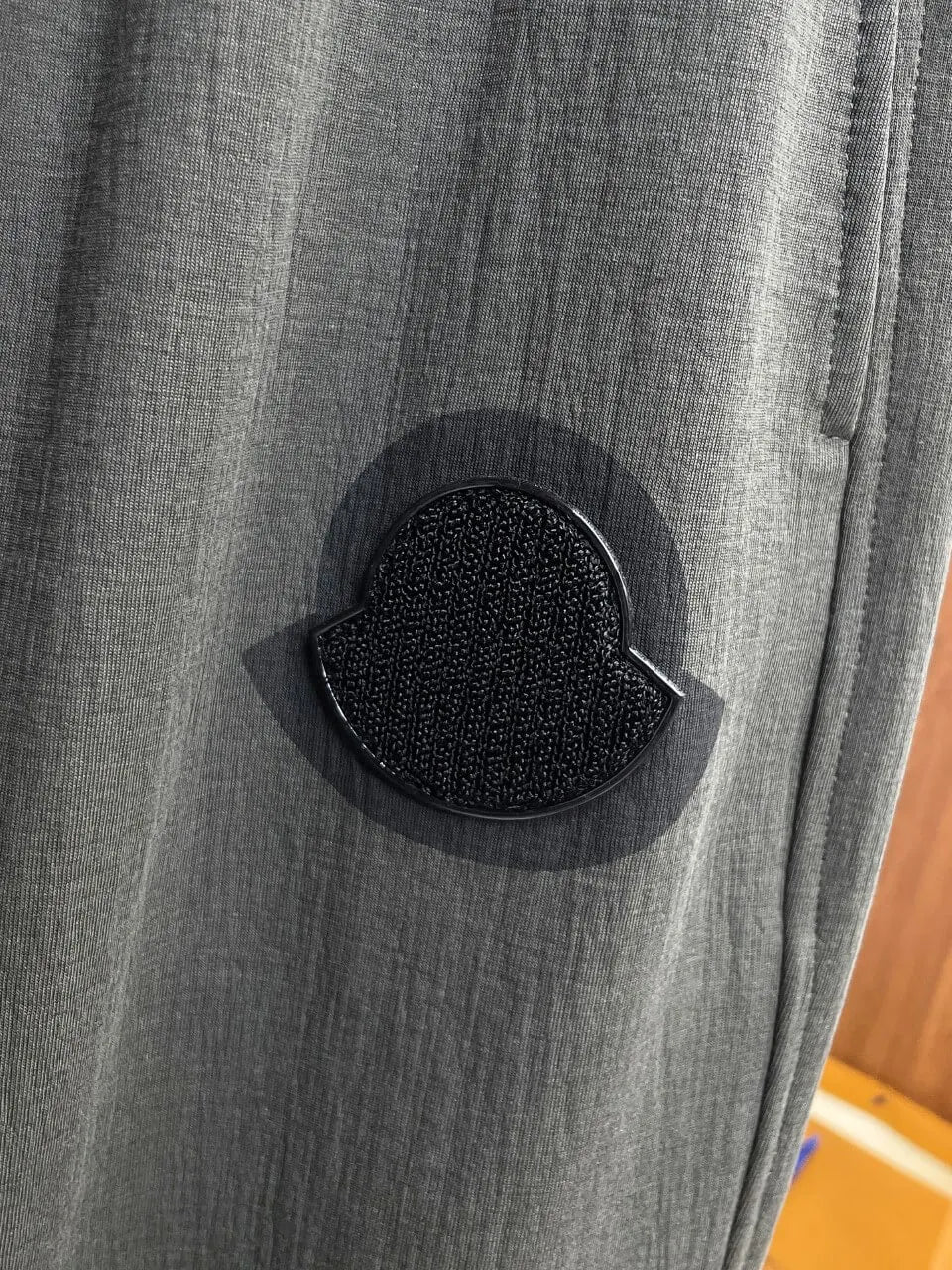 Circular Logo Patch Loose Straight‑leg sweatpants