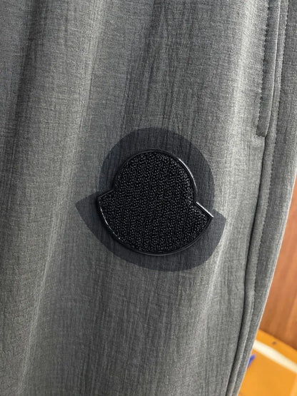 Circular Logo Patch Loose Straight‑leg sweatpants