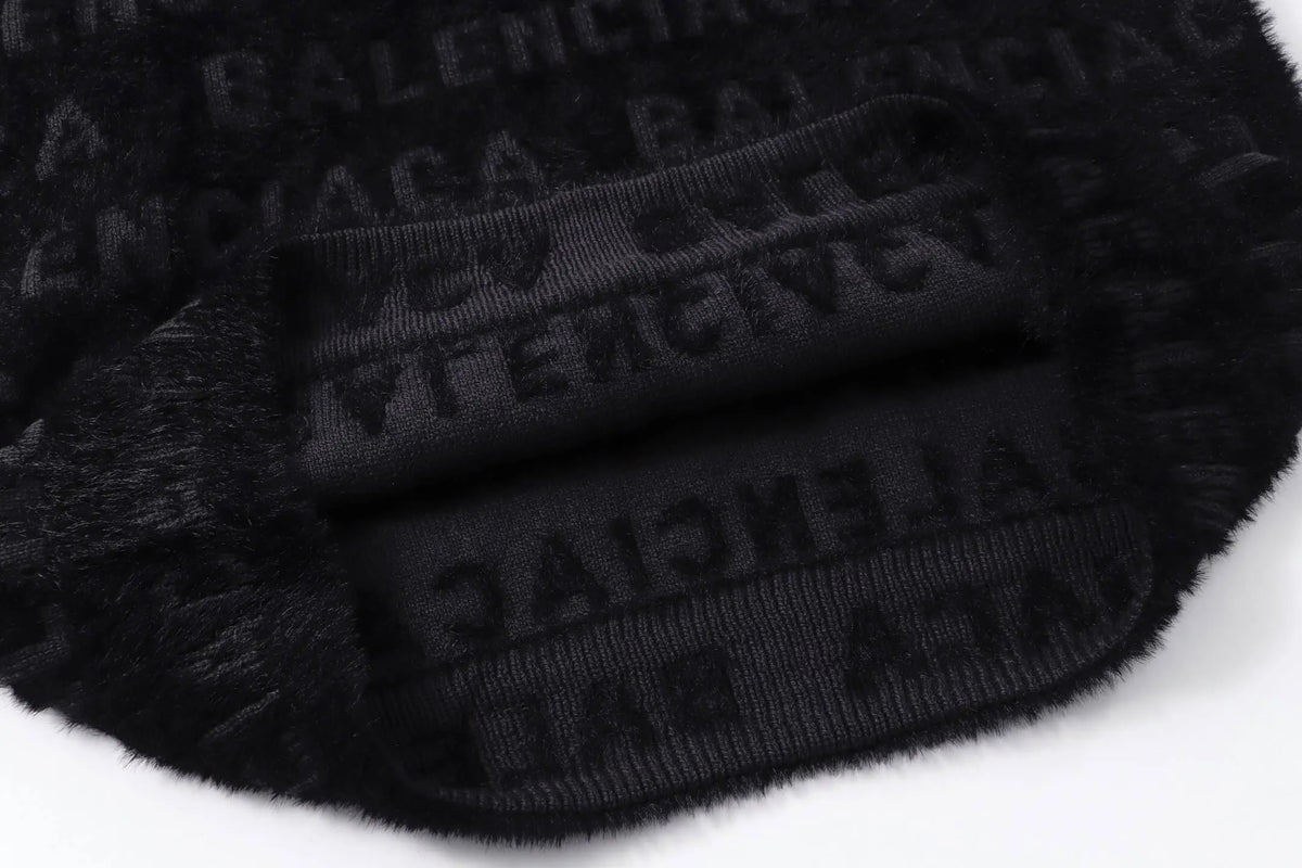 Repeating Logo Fuzzy Sweater