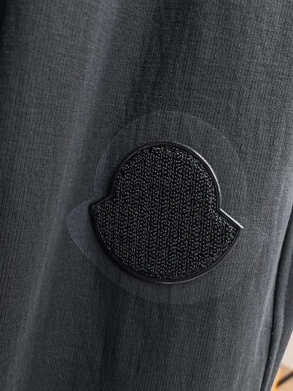 Circular Logo Patch Loose Straight‑leg sweatpants