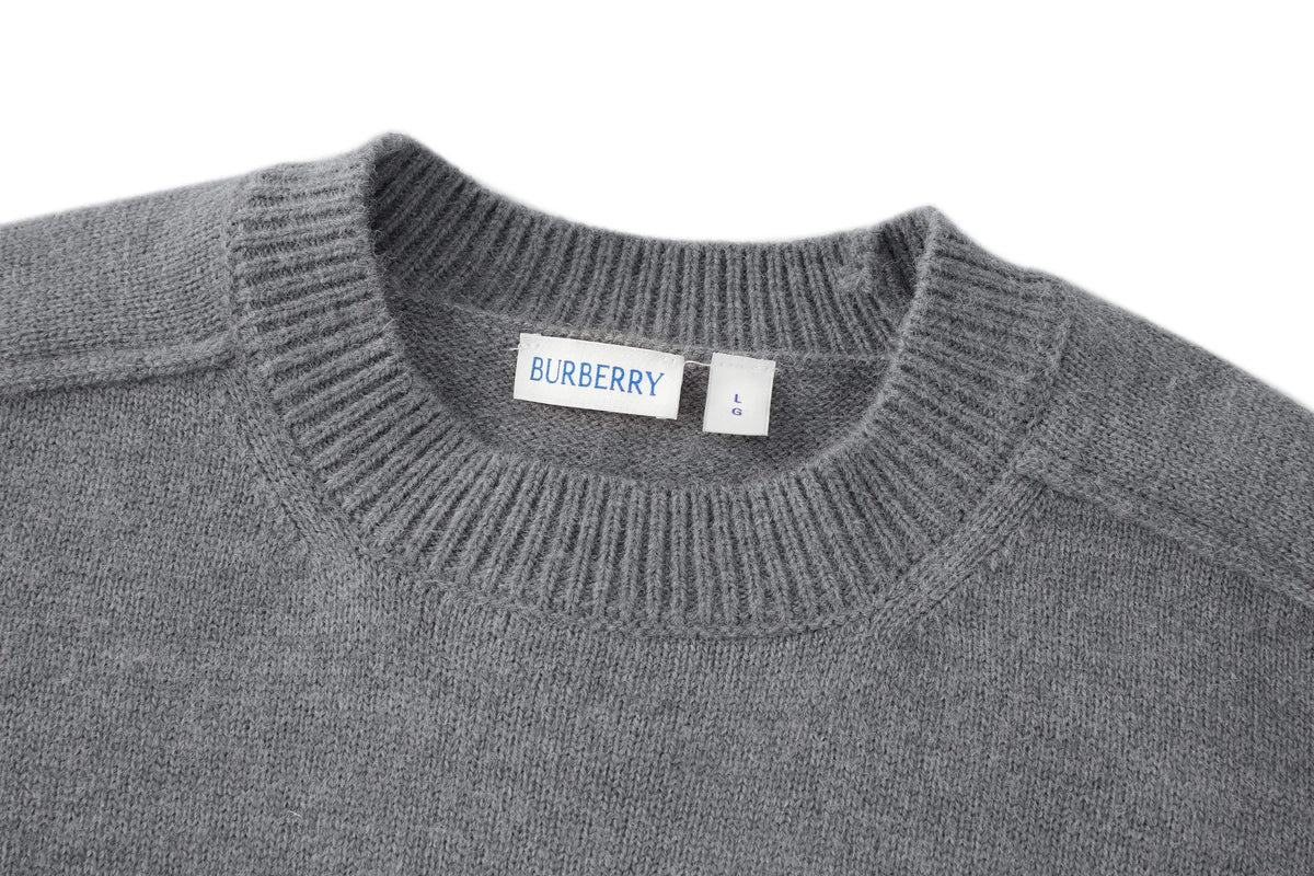 Solid Crew Neck Sweater
