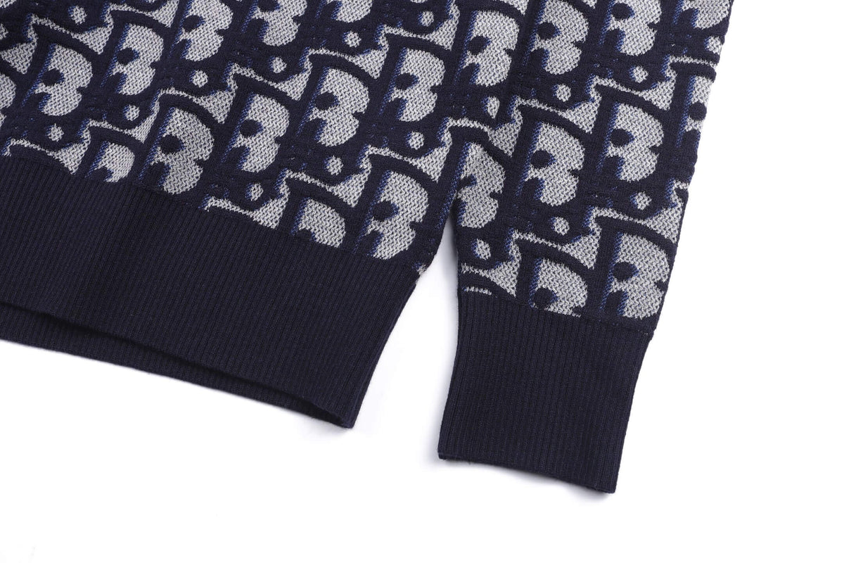 All-Over Jacquard Sweatshirt