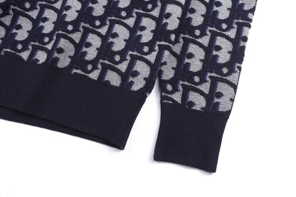 All-Over Jacquard Sweatshirt