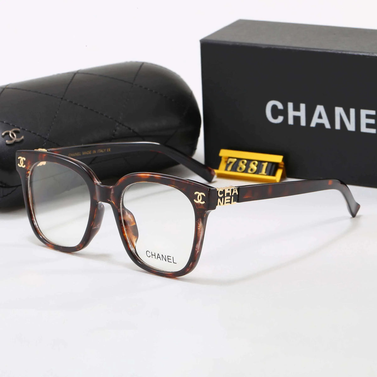 Double C Logo Square Round sunglasses